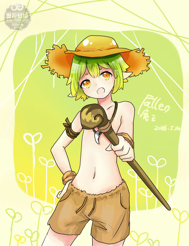 奥拉星鼠绘 魔花花拟人