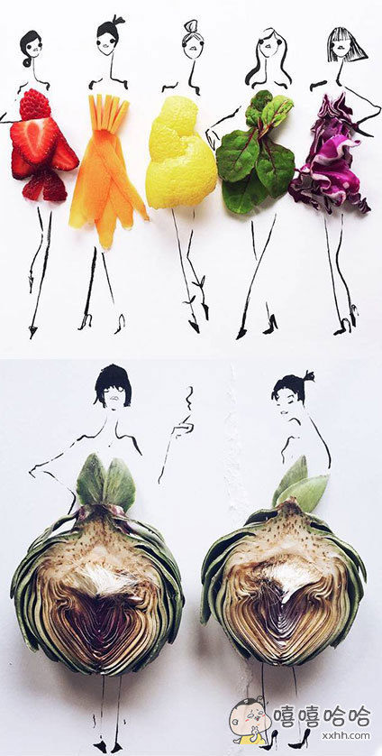 幼儿园水果蔬菜拼花