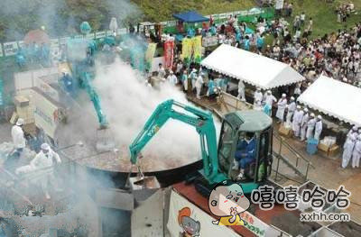 挖掘机的炒菜比赛