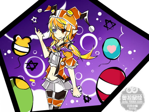 奥拉星鼠绘 乐天童心