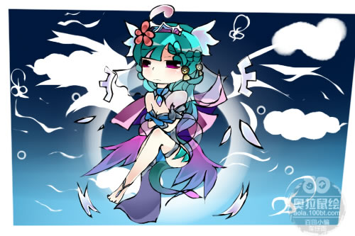 奥拉星鼠绘 圣羽女皇