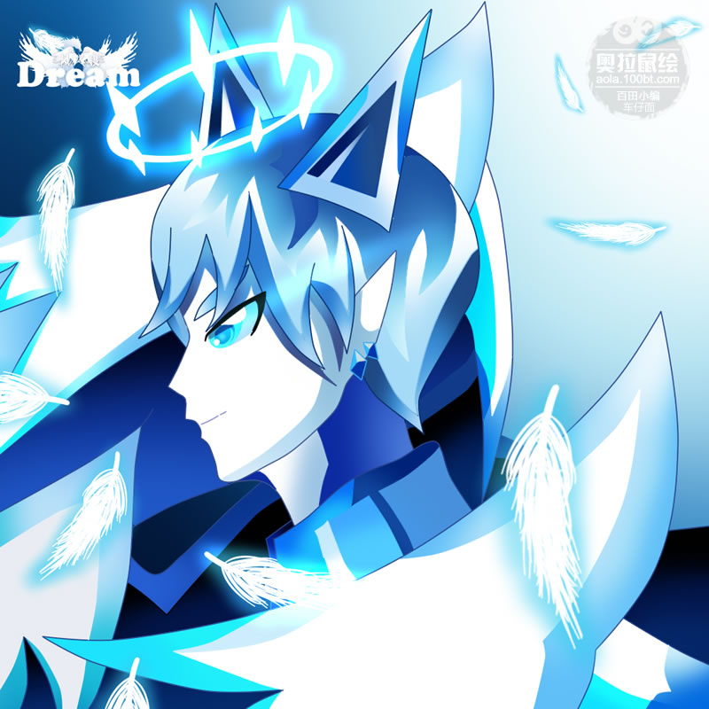 奥拉星鼠绘 小银拟人