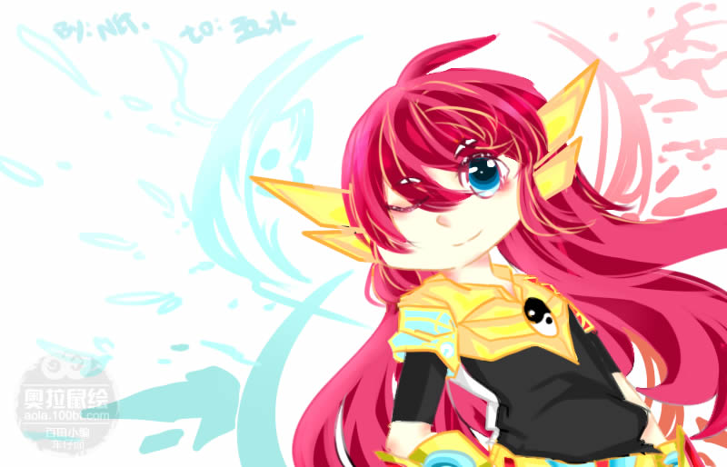 奥拉星鼠绘 天道无极拟人