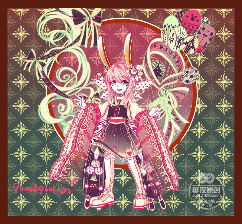 奥拉星原创服装 圣日梦兔