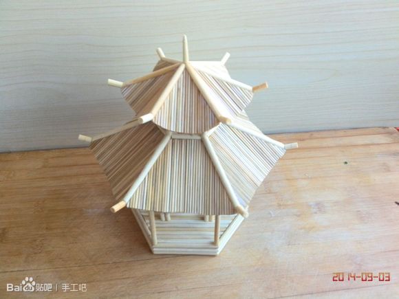 筷子制风车 第4步