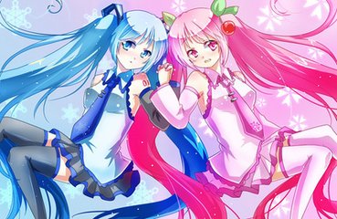 雪初音和樱初音的照片!