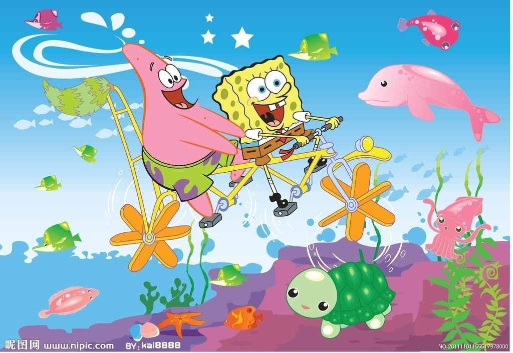 海绵宝宝√派大星!