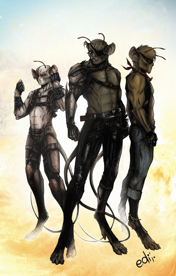 火星鼠骑士女老鼠