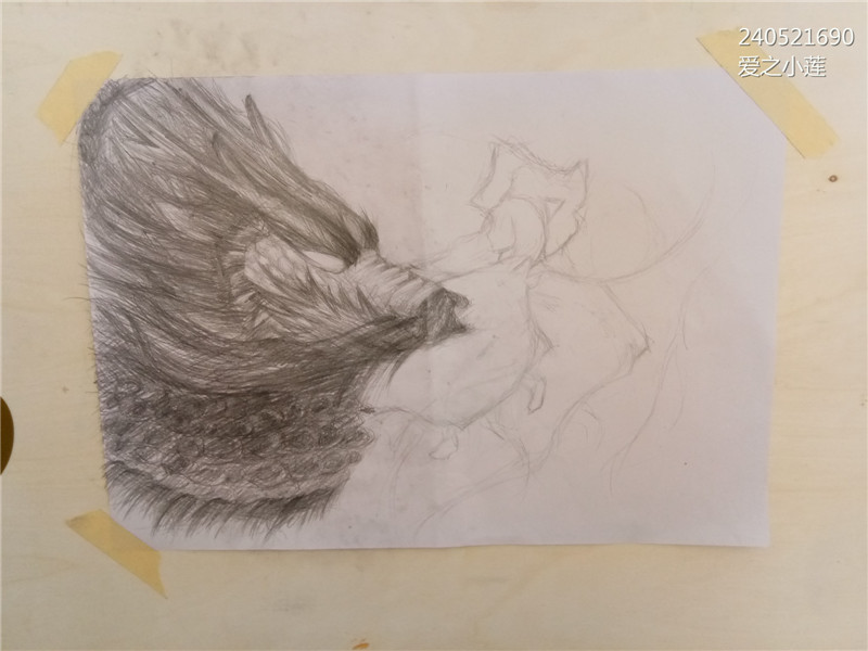 【绘画大赛】素描国旗拟人【其实只学到静物xd