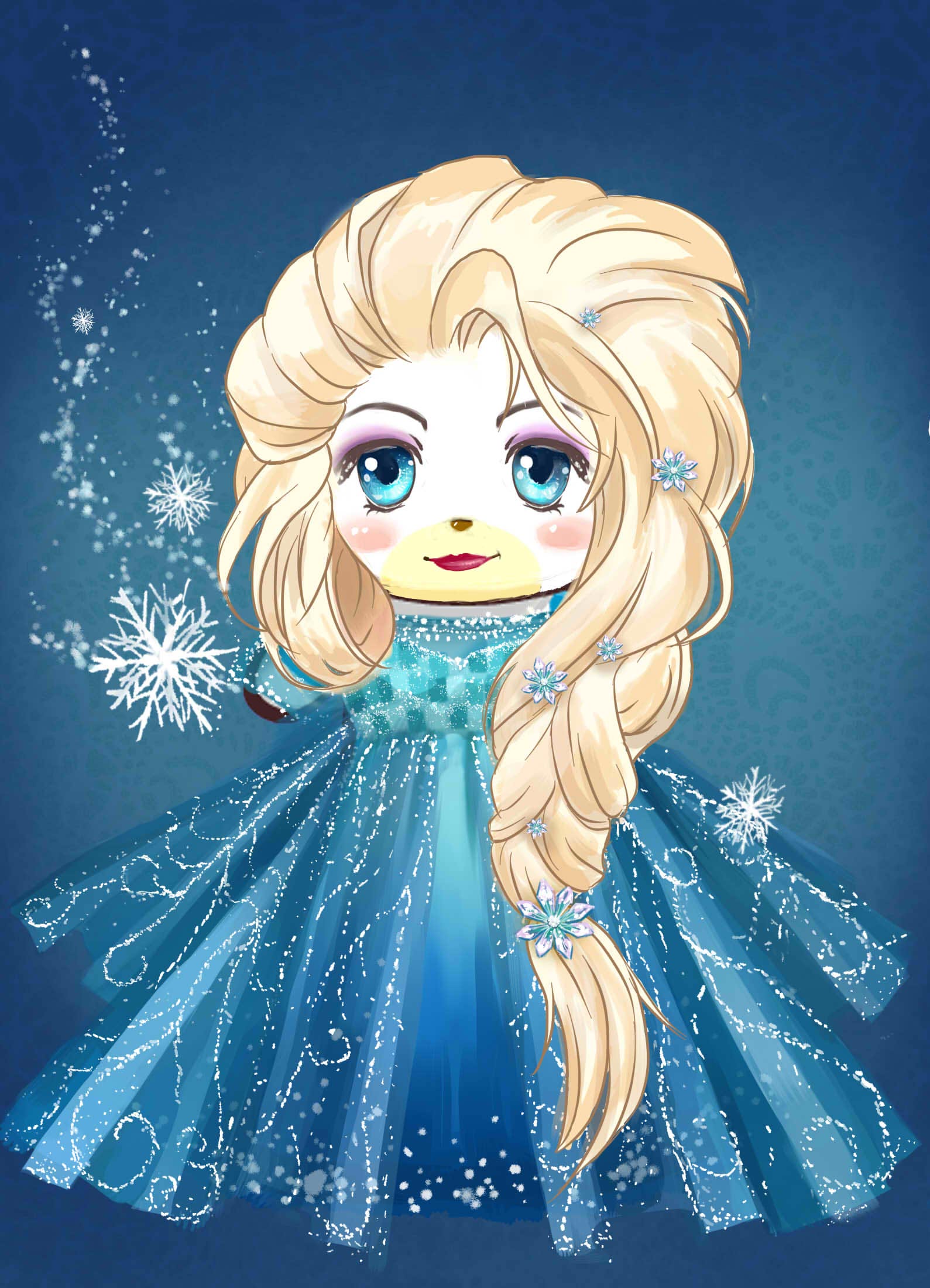 墨兰奥比岛板绘秀作品冰雪奇缘套装