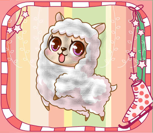 脏兮兮的小绵羊