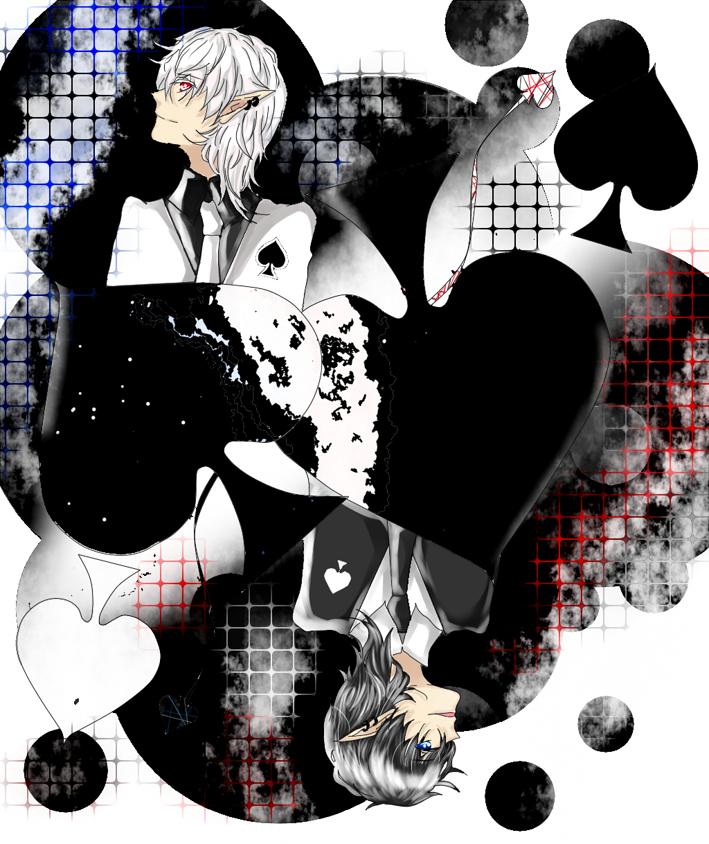 阿韩奥比岛板绘秀作品--黑桃恶魔先生