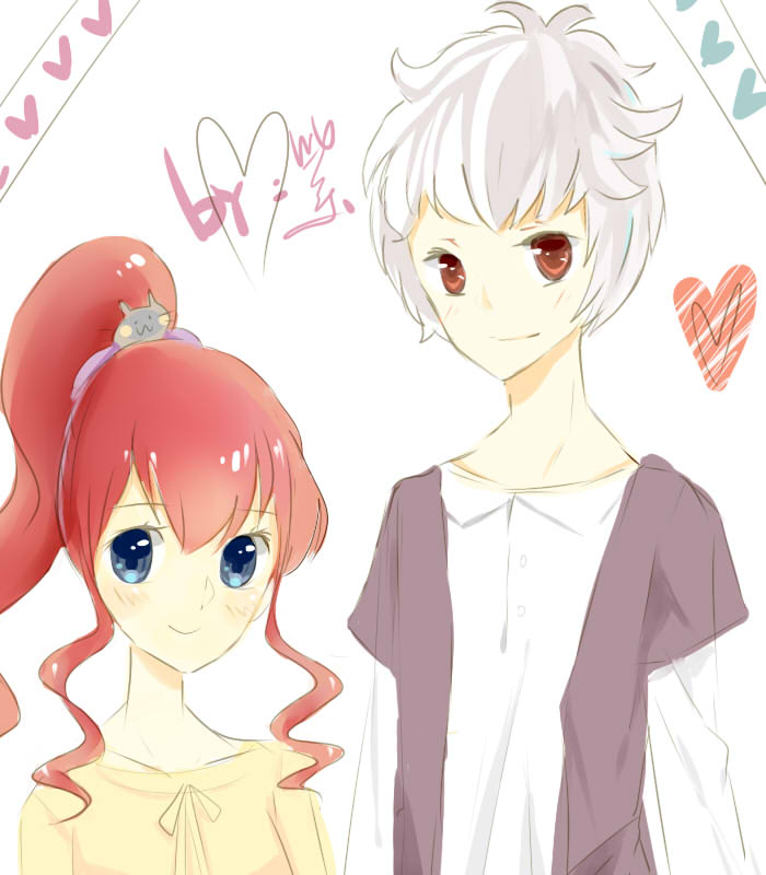 紫奥比岛板绘秀作品道尔和夏玲