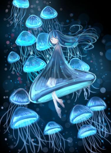 半冷半热 年龄:14 形象: 【圣雪前【变身前】】 身份:深海水母公主