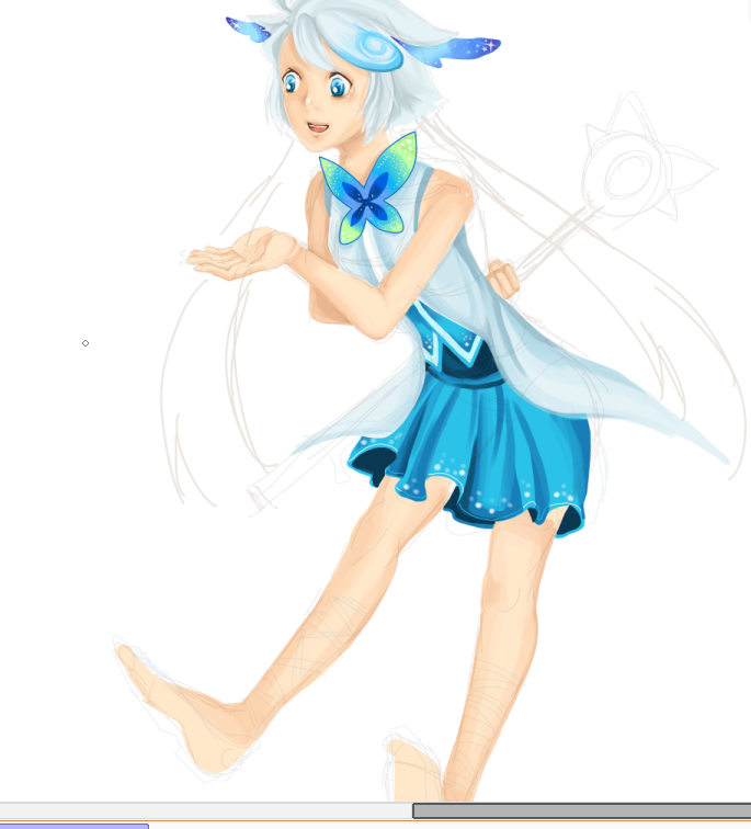 【辰君的厚涂板绘】最近.梦想精灵很火(带过程)